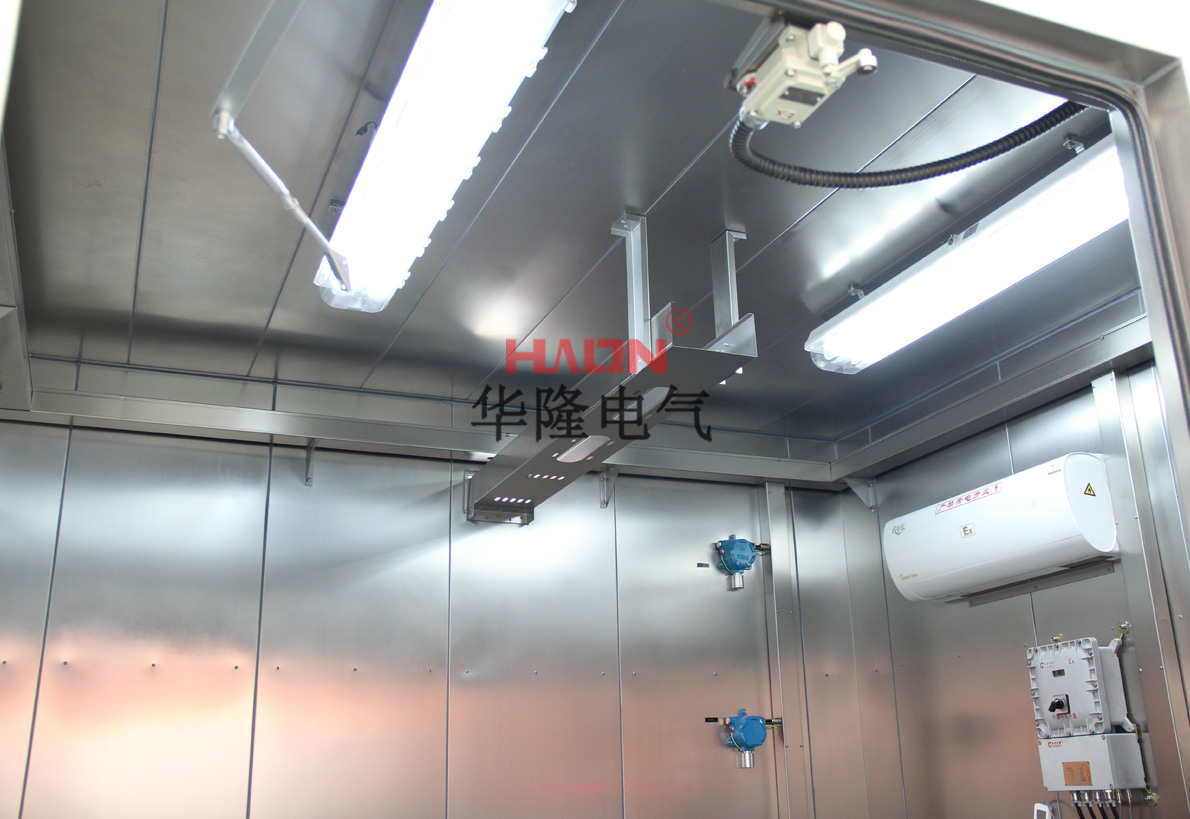 不锈钢分析小屋内部图