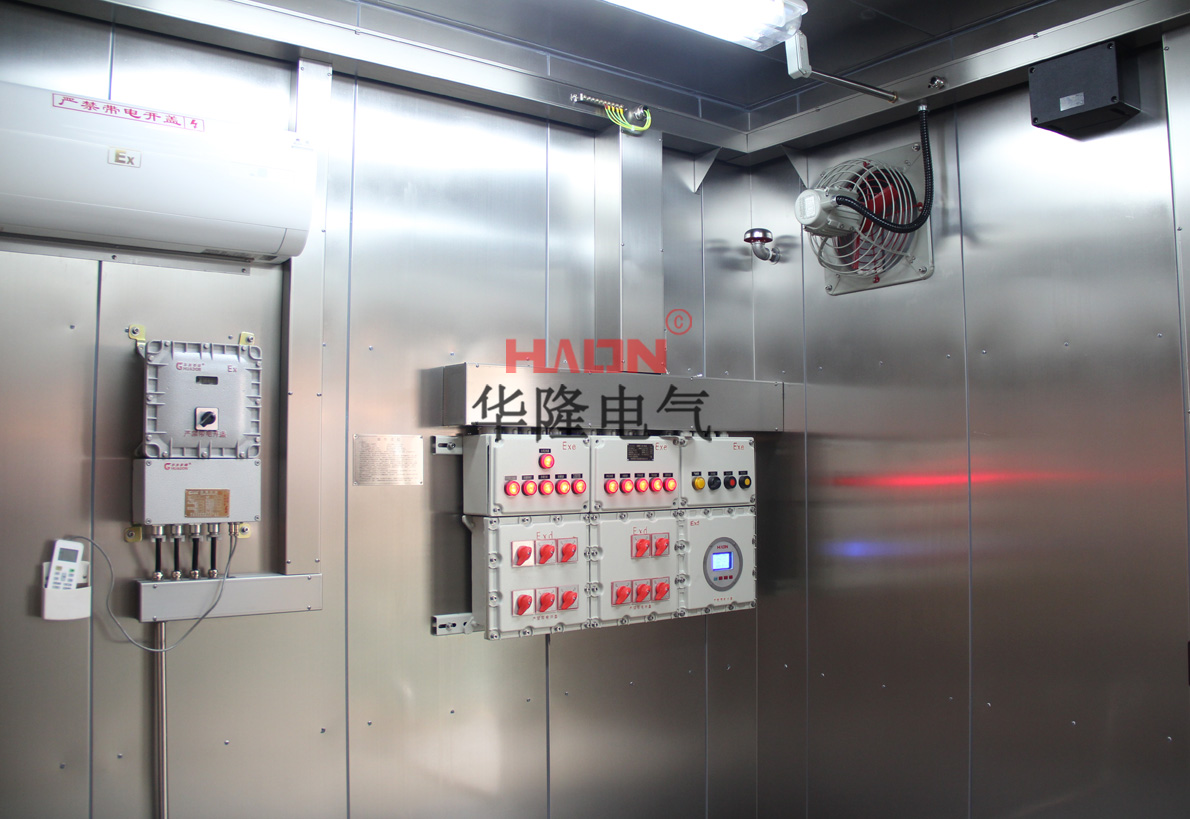 不锈钢分析小屋内部图